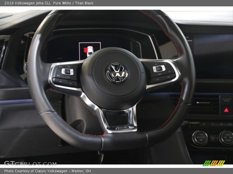 Pure White / Titan Black 2019 Volkswagen Jetta GLI