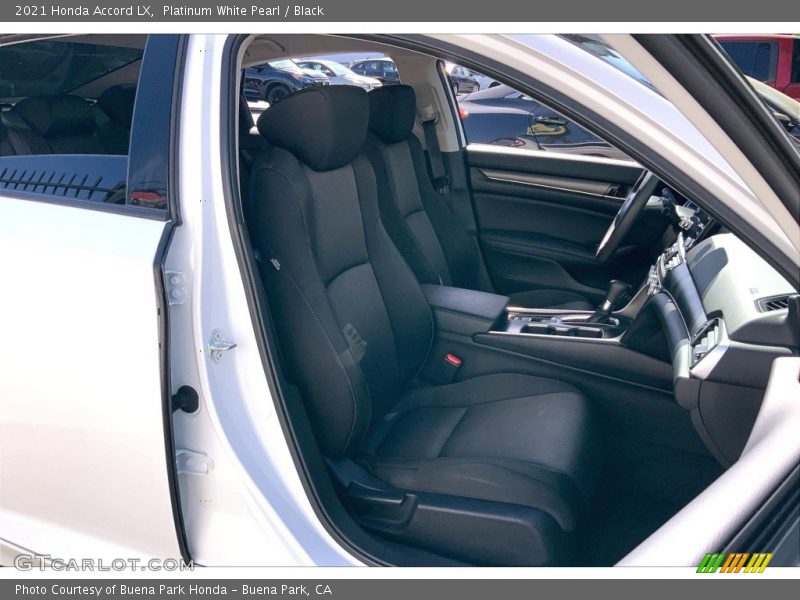 Platinum White Pearl / Black 2021 Honda Accord LX