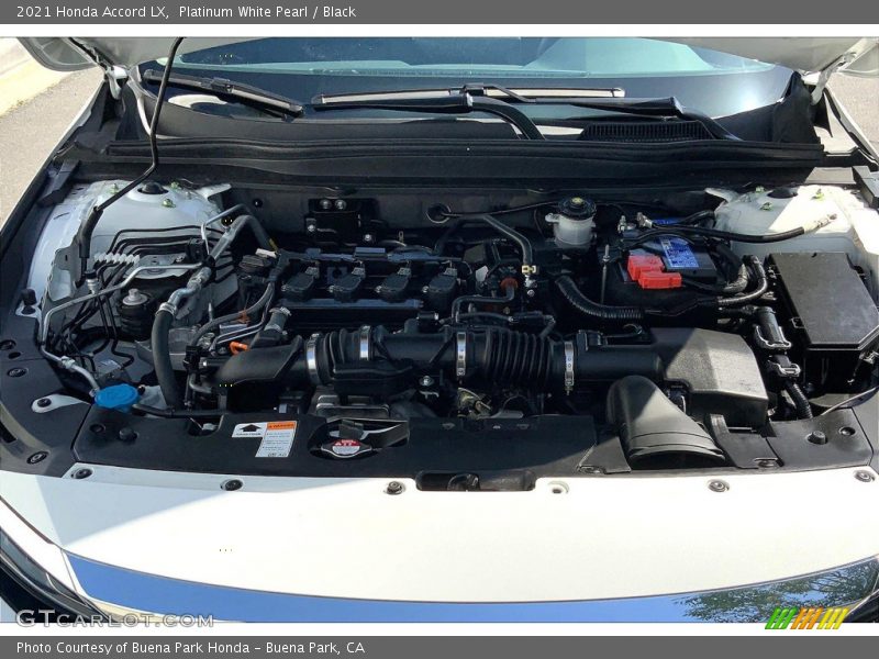 Platinum White Pearl / Black 2021 Honda Accord LX