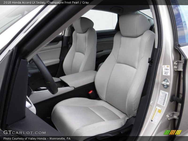 Champagne Frost Pearl / Gray 2018 Honda Accord LX Sedan