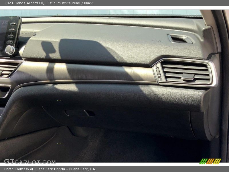 Platinum White Pearl / Black 2021 Honda Accord LX