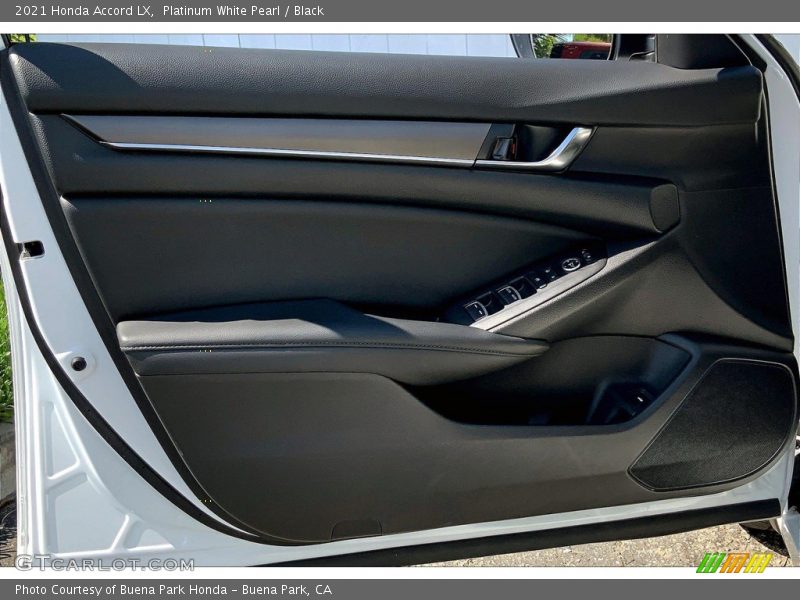 Platinum White Pearl / Black 2021 Honda Accord LX
