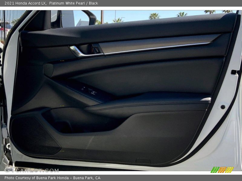 Platinum White Pearl / Black 2021 Honda Accord LX