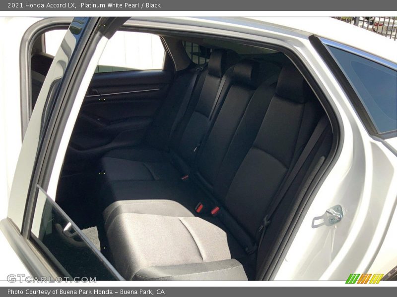 Platinum White Pearl / Black 2021 Honda Accord LX
