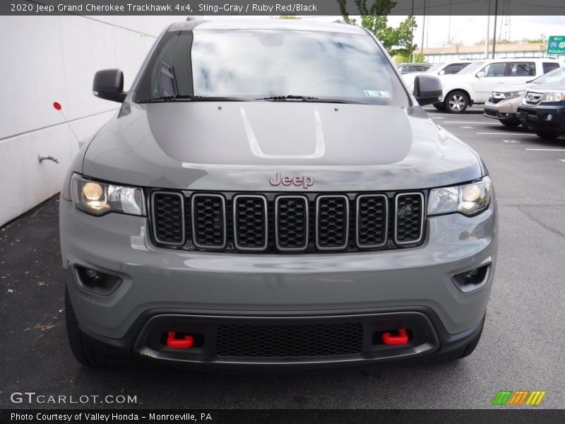 Sting-Gray / Ruby Red/Black 2020 Jeep Grand Cherokee Trackhawk 4x4