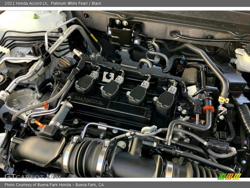 Platinum White Pearl / Black 2021 Honda Accord LX