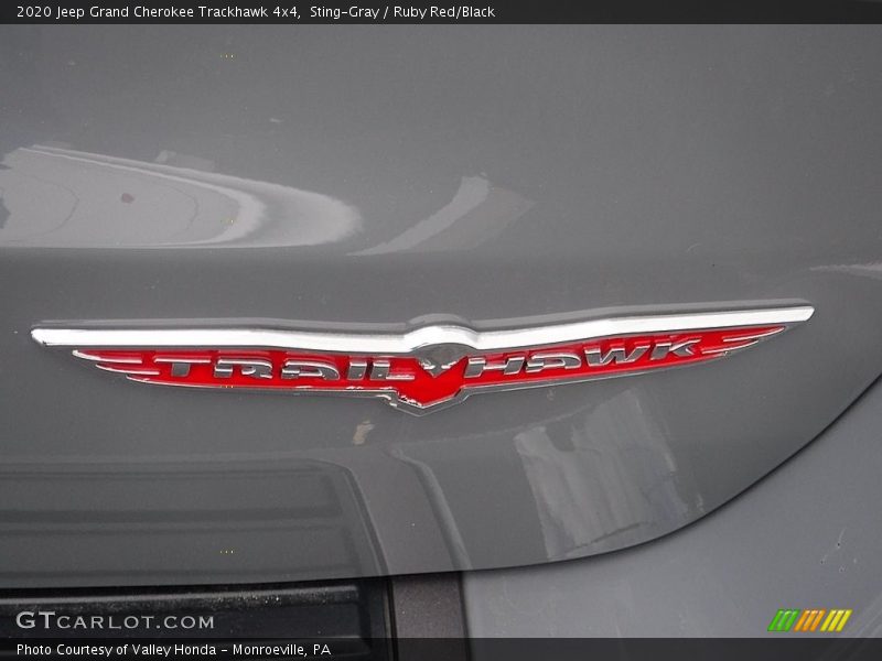 Sting-Gray / Ruby Red/Black 2020 Jeep Grand Cherokee Trackhawk 4x4
