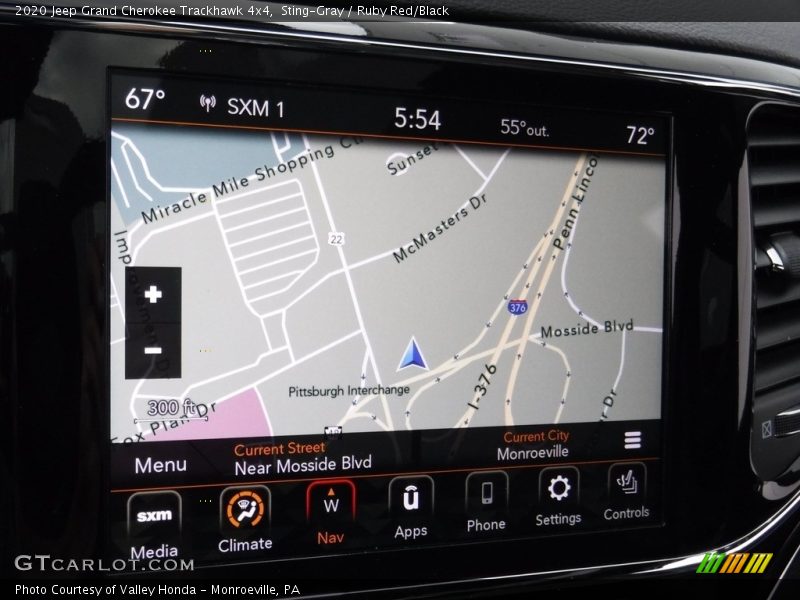 Sting-Gray / Ruby Red/Black 2020 Jeep Grand Cherokee Trackhawk 4x4
