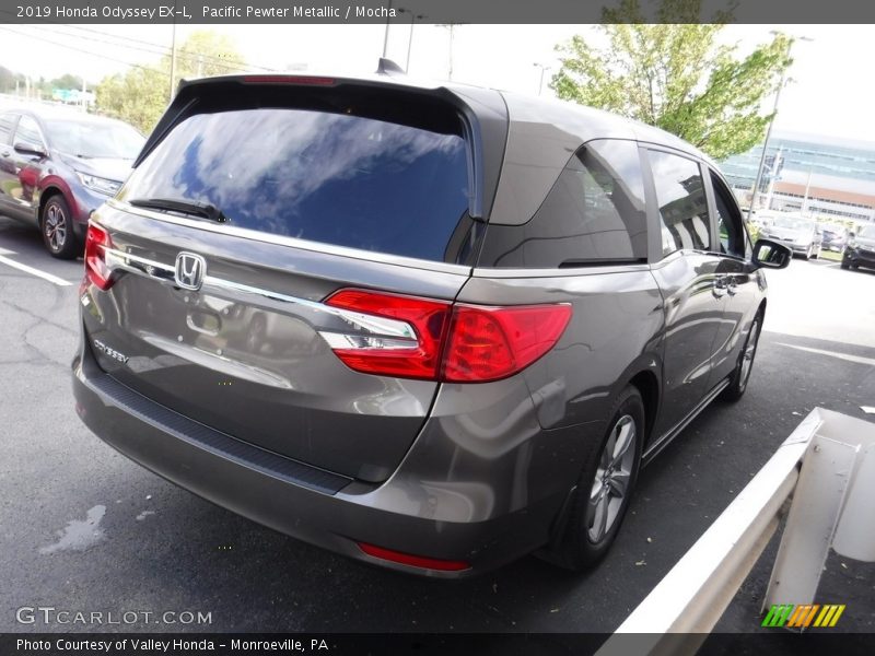 Pacific Pewter Metallic / Mocha 2019 Honda Odyssey EX-L