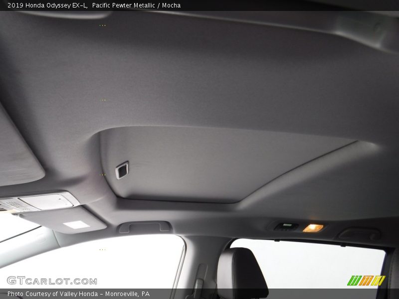 Pacific Pewter Metallic / Mocha 2019 Honda Odyssey EX-L