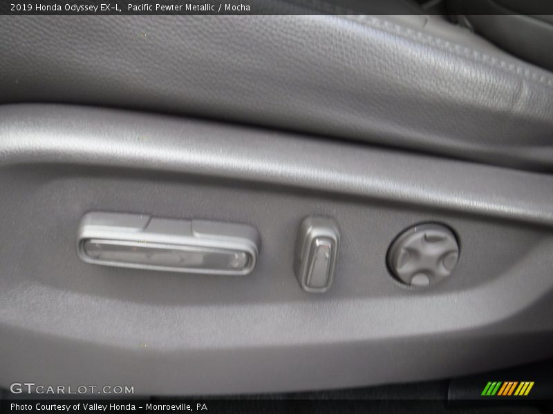 Pacific Pewter Metallic / Mocha 2019 Honda Odyssey EX-L