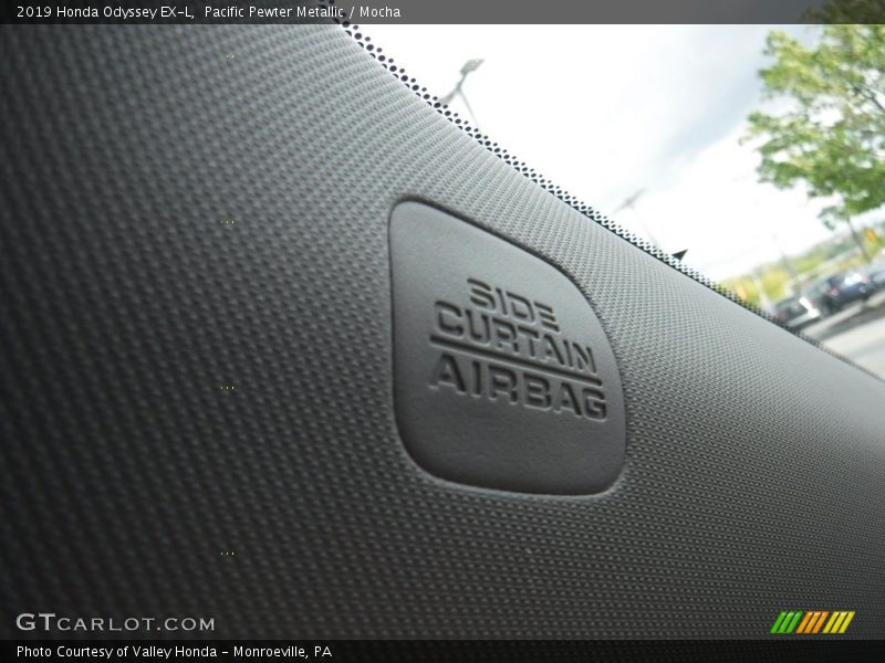 Pacific Pewter Metallic / Mocha 2019 Honda Odyssey EX-L