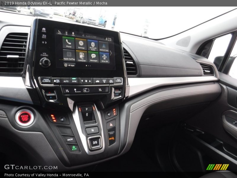 Pacific Pewter Metallic / Mocha 2019 Honda Odyssey EX-L