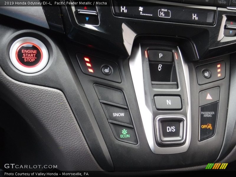Pacific Pewter Metallic / Mocha 2019 Honda Odyssey EX-L