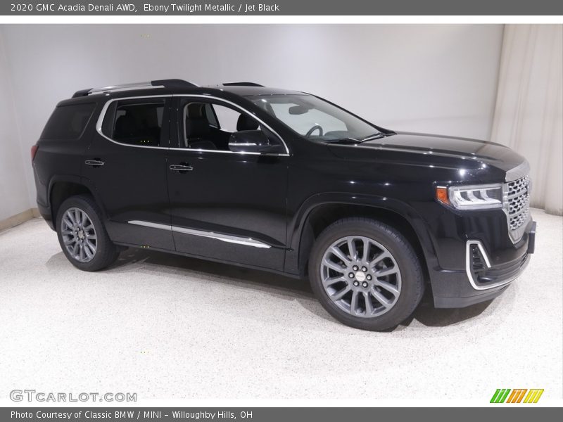 Ebony Twilight Metallic / Jet Black 2020 GMC Acadia Denali AWD