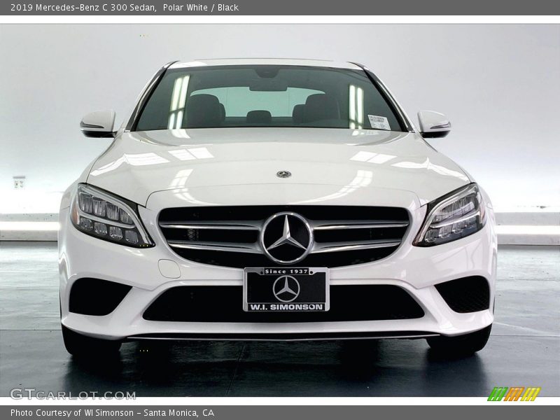 Polar White / Black 2019 Mercedes-Benz C 300 Sedan