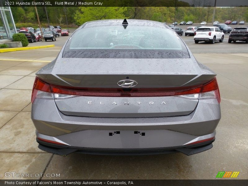 Fluid Metal / Medium Gray 2023 Hyundai Elantra SEL