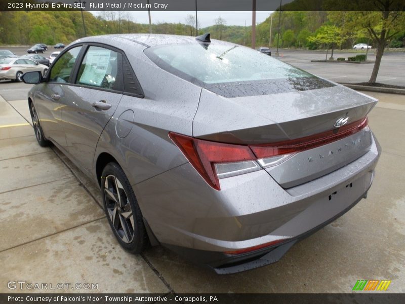 Fluid Metal / Medium Gray 2023 Hyundai Elantra SEL