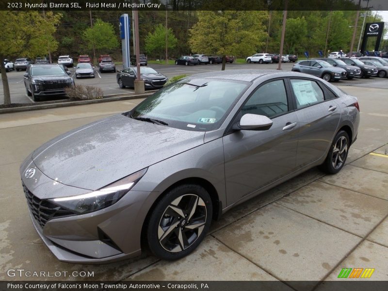 Fluid Metal / Medium Gray 2023 Hyundai Elantra SEL