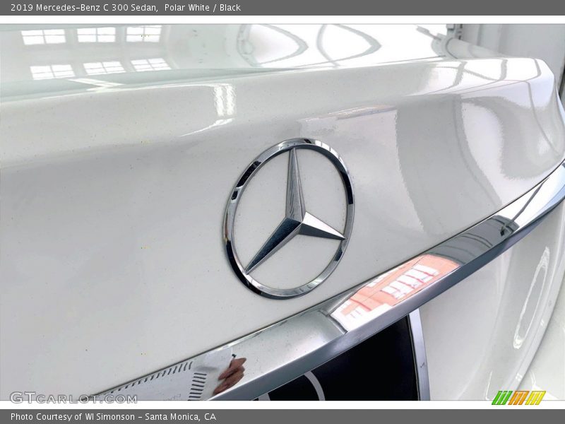 Polar White / Black 2019 Mercedes-Benz C 300 Sedan