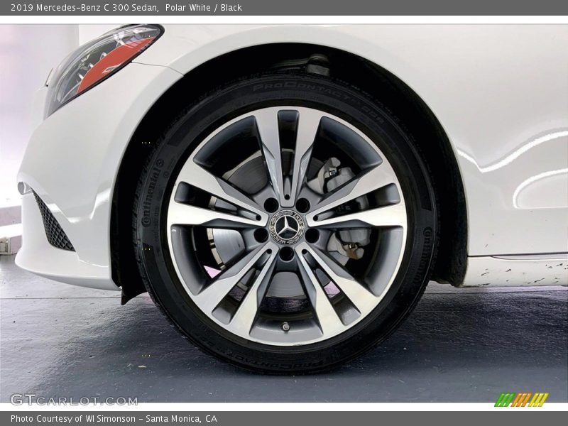 Polar White / Black 2019 Mercedes-Benz C 300 Sedan