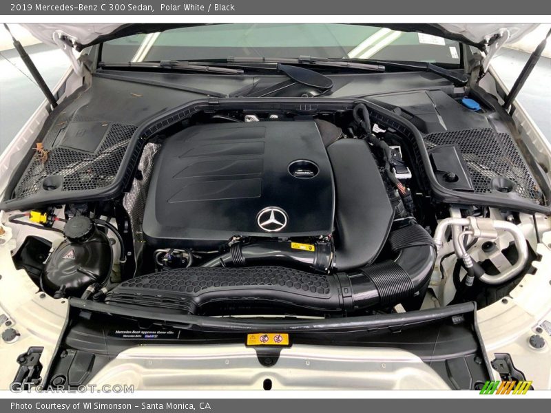 Polar White / Black 2019 Mercedes-Benz C 300 Sedan