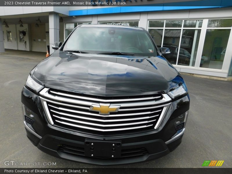 Mosaic Black Metallic / Jet Black 2023 Chevrolet Traverse Premier AWD