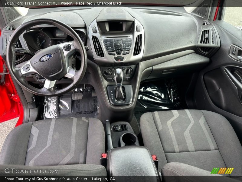  2016 Transit Connect XLT Wagon Charcoal Black Interior