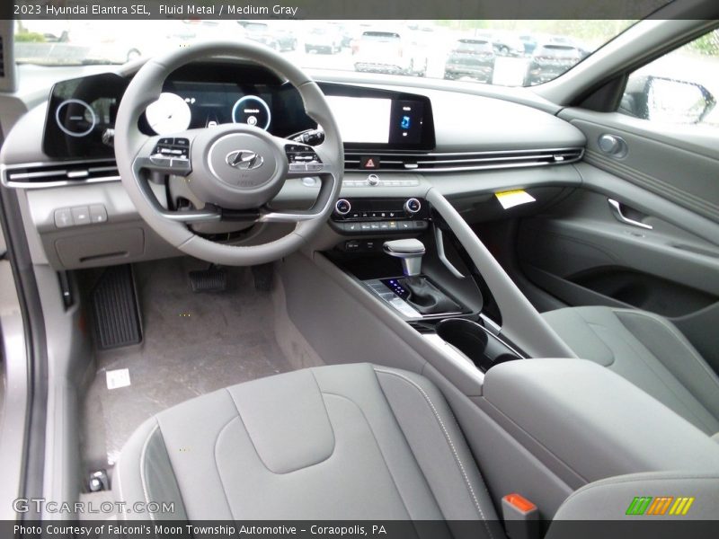 Fluid Metal / Medium Gray 2023 Hyundai Elantra SEL