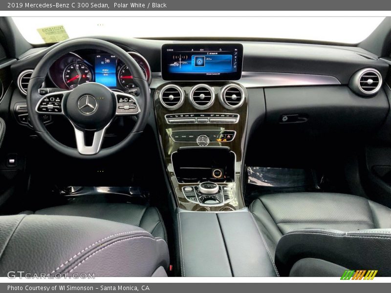 Polar White / Black 2019 Mercedes-Benz C 300 Sedan