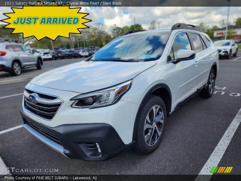 Crystal White Pearl / Slate Black 2021 Subaru Outback Limited XT