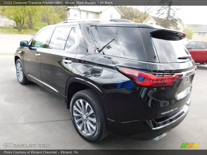 Mosaic Black Metallic / Jet Black 2023 Chevrolet Traverse Premier AWD