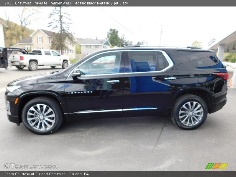 Mosaic Black Metallic / Jet Black 2023 Chevrolet Traverse Premier AWD