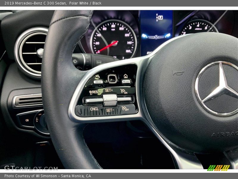 Polar White / Black 2019 Mercedes-Benz C 300 Sedan