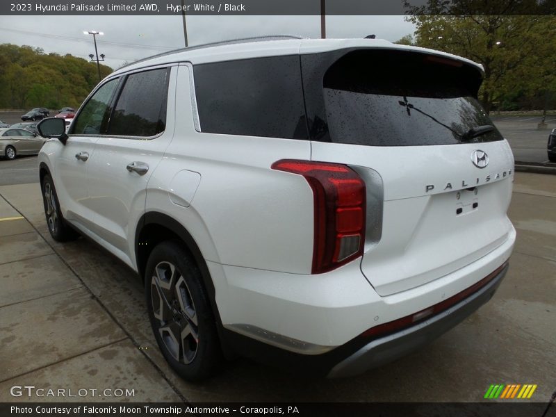Hyper White / Black 2023 Hyundai Palisade Limited AWD