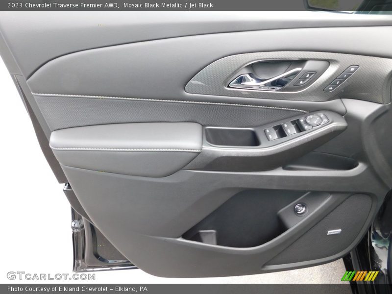 Mosaic Black Metallic / Jet Black 2023 Chevrolet Traverse Premier AWD