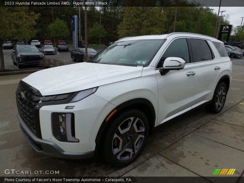 Hyper White / Black 2023 Hyundai Palisade Limited AWD