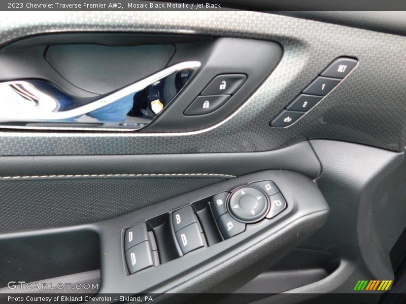 Mosaic Black Metallic / Jet Black 2023 Chevrolet Traverse Premier AWD