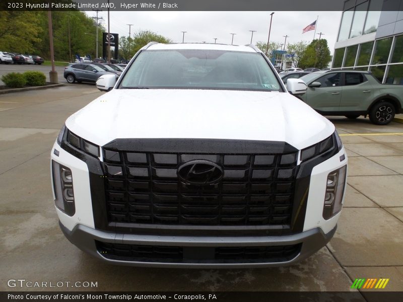 Hyper White / Black 2023 Hyundai Palisade Limited AWD