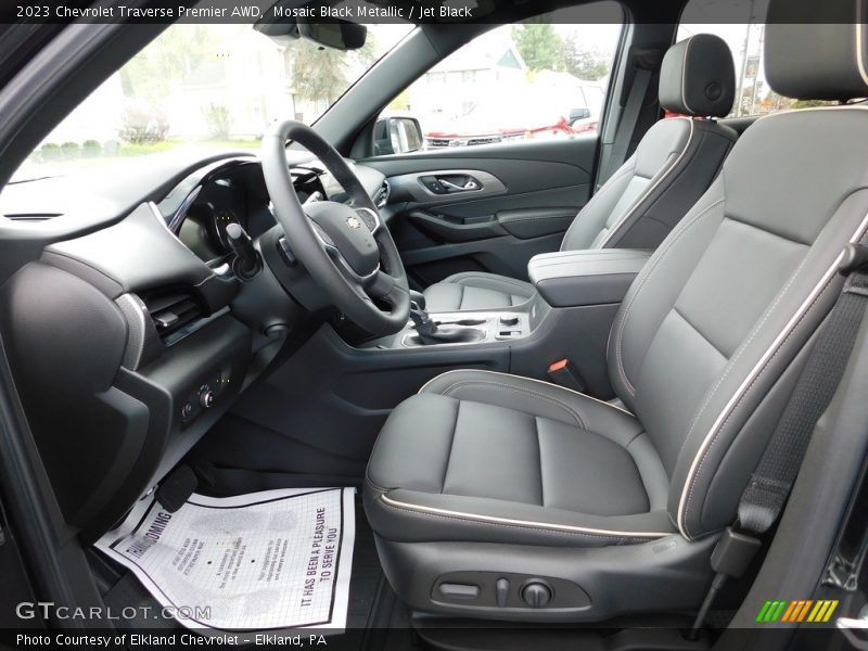 Mosaic Black Metallic / Jet Black 2023 Chevrolet Traverse Premier AWD