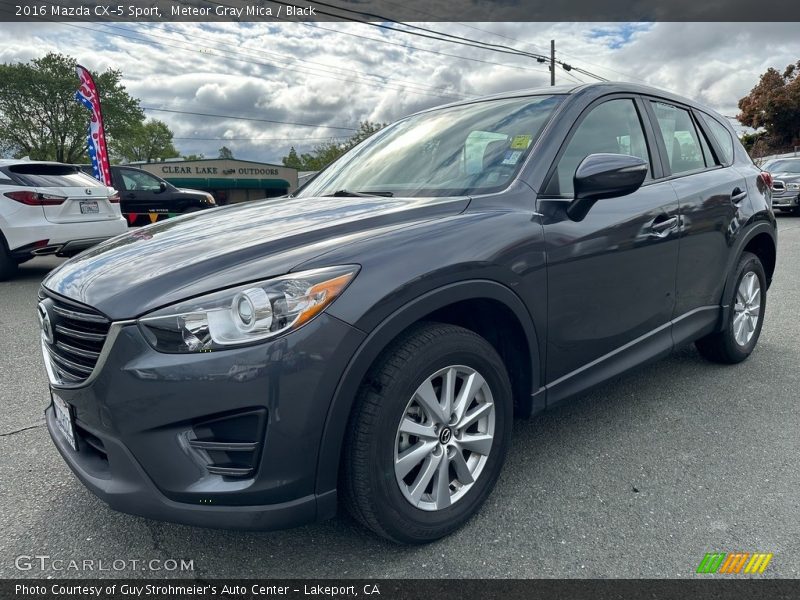 Meteor Gray Mica / Black 2016 Mazda CX-5 Sport