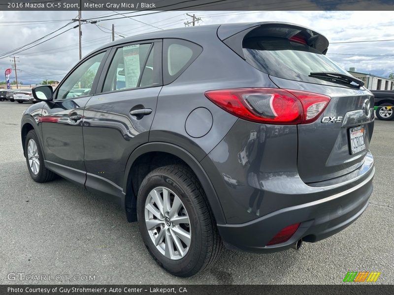 Meteor Gray Mica / Black 2016 Mazda CX-5 Sport