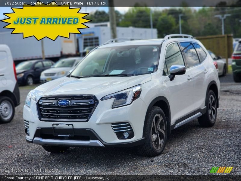 Crystal White Pearl / Black 2022 Subaru Forester Touring