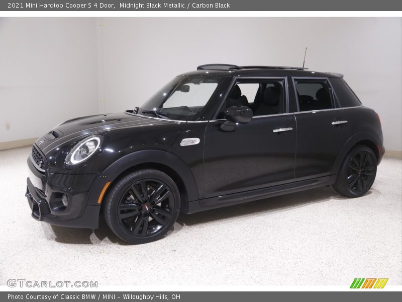 Midnight Black Metallic / Carbon Black 2021 Mini Hardtop Cooper S 4 Door