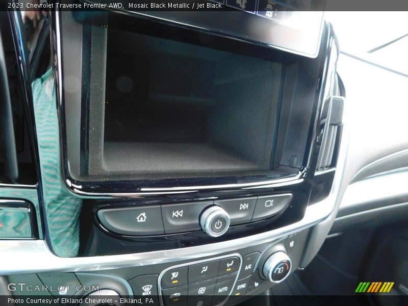 Mosaic Black Metallic / Jet Black 2023 Chevrolet Traverse Premier AWD