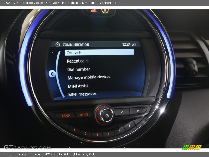 Midnight Black Metallic / Carbon Black 2021 Mini Hardtop Cooper S 4 Door