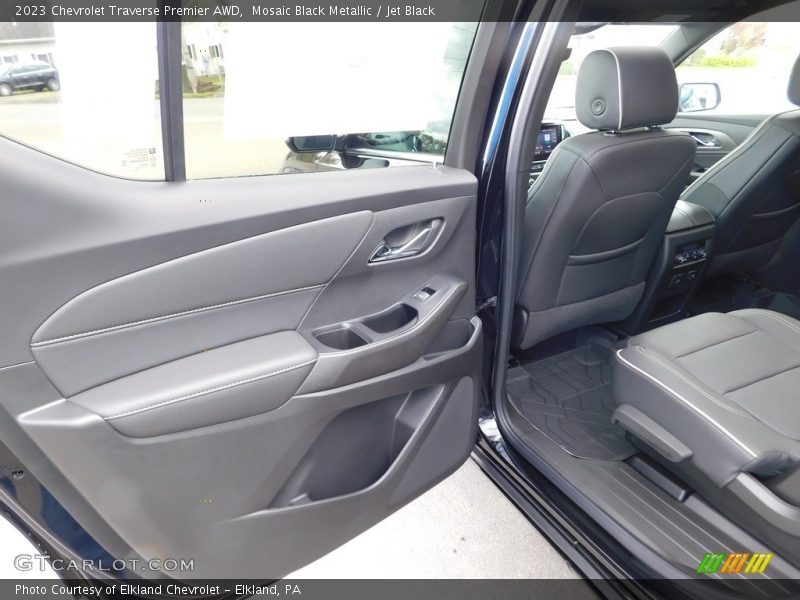 Mosaic Black Metallic / Jet Black 2023 Chevrolet Traverse Premier AWD