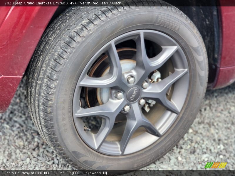 Velvet Red Pearl / Black 2020 Jeep Grand Cherokee Limited X 4x4