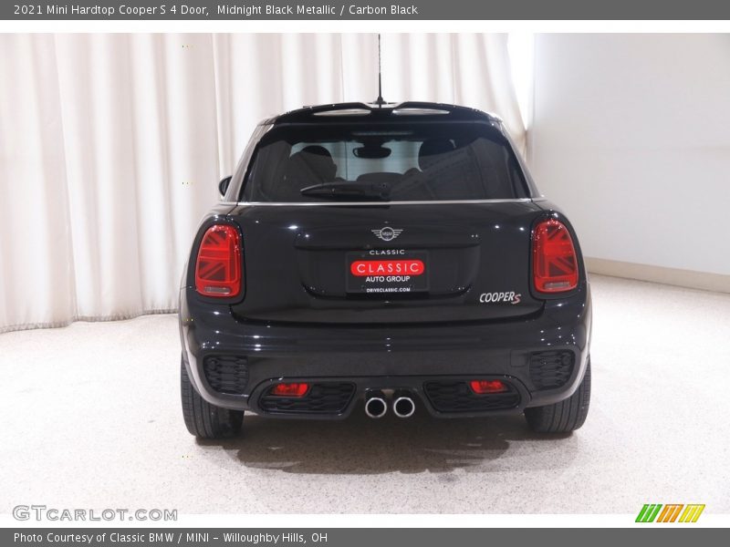 Midnight Black Metallic / Carbon Black 2021 Mini Hardtop Cooper S 4 Door