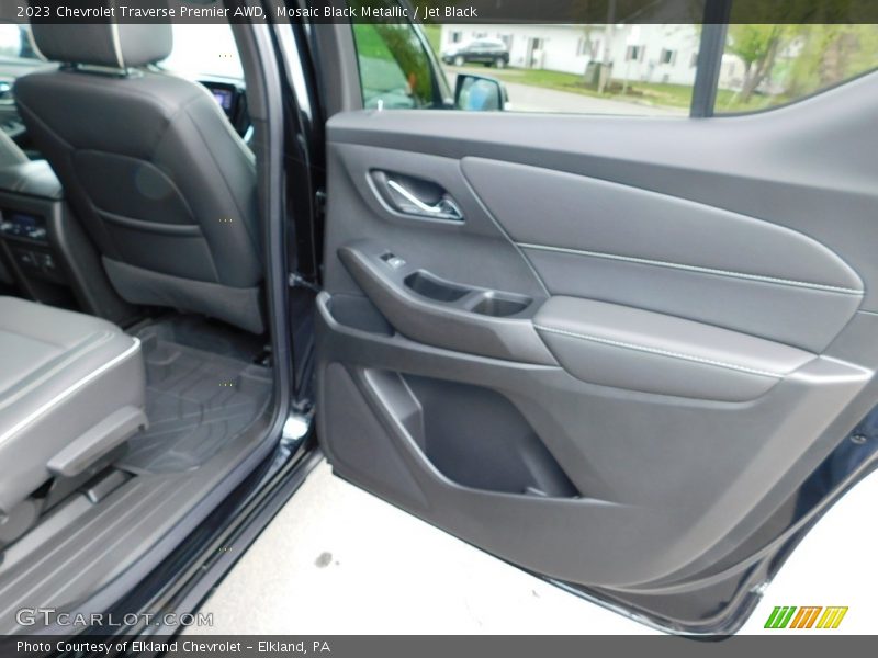 Mosaic Black Metallic / Jet Black 2023 Chevrolet Traverse Premier AWD